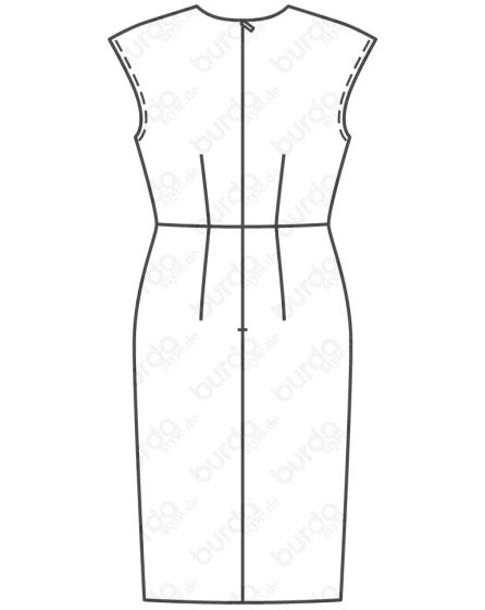 Robe n°119 de Burda Style Août 2017