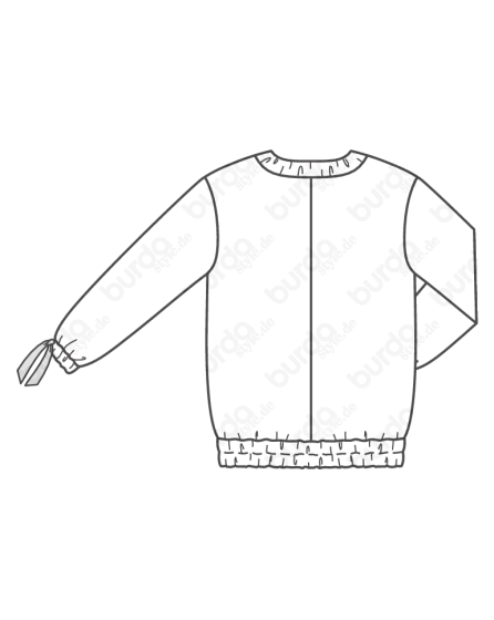 Blouson long n°119 de Burda Style Février 2019