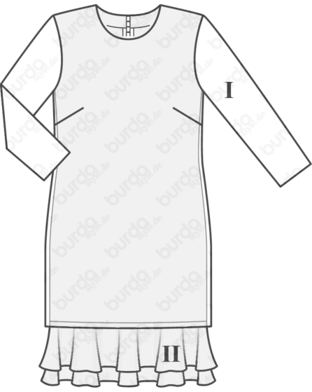 Robe n°119 de Burda Style Mars 2019