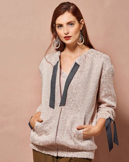 Blouson long n°119 de Burda Style Février 2019
