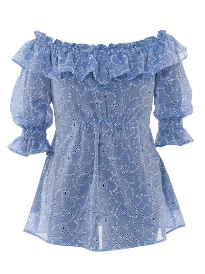 Blouse, robe n°119 de Burda Style Février 2017