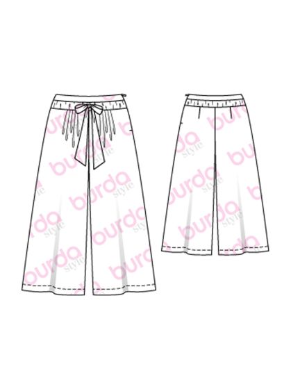 Pantalon n°120 de Burda Style Février 2017