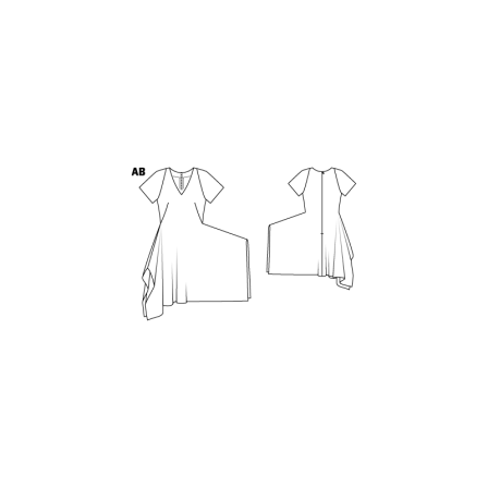Robe n°120 de Burda Style Mars 2015