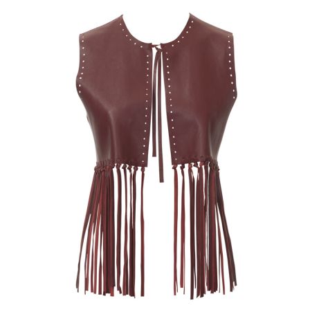 Gilet de cuir n°120 de Burda Style Juin 2012