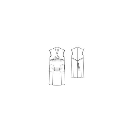 Robe empire n°121 de Burda Style Janvier 2015