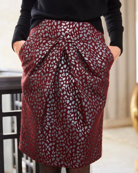 Jupe n°121 de Burda Style Décembre 2017