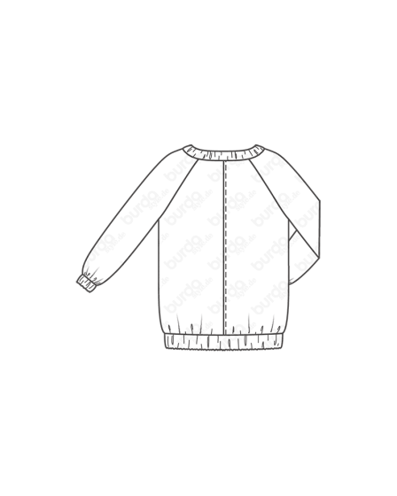 Bomber long n°121 de Burda Style Juin 2017