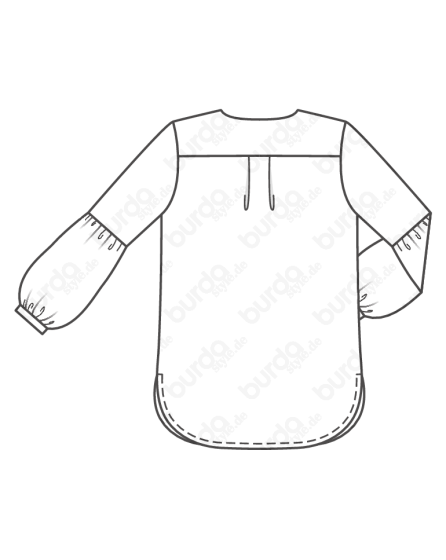Blouse n°121 de Burda Style Février 2019