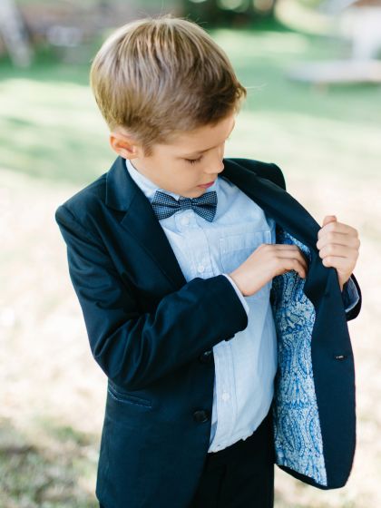 Veston pour enfant n°122 de Burda Style Février 2017
