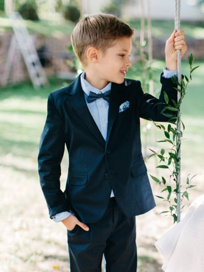 Veston pour enfant n°122 de Burda Style Février 2017