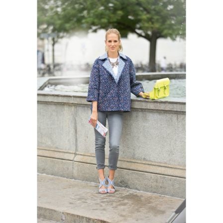 Veste double face matelassée n°122 de Burda Style Février 2015