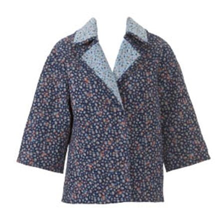 Veste double face matelassée n°122 de Burda Style Février 2015