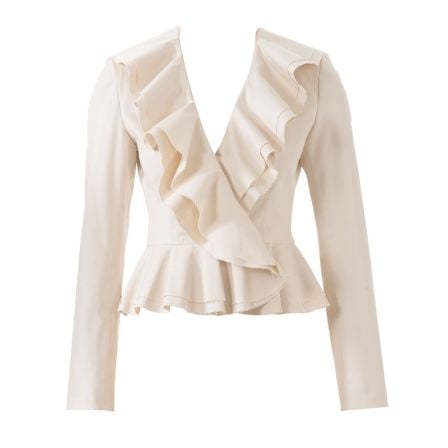 Veste à volants n°122 de Burda Style Octobre 2014