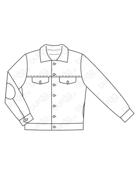 Blousons pour homme n°122 de Burda Style Décembre 2017