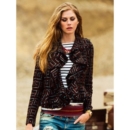 Veste à volants n°122 de Burda Style Octobre 2014