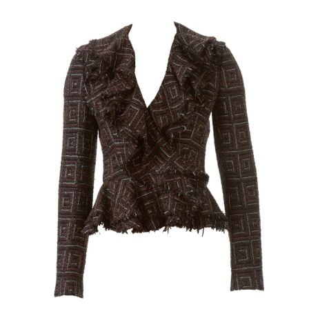 Veste à volants n°122 de Burda Style Octobre 2014