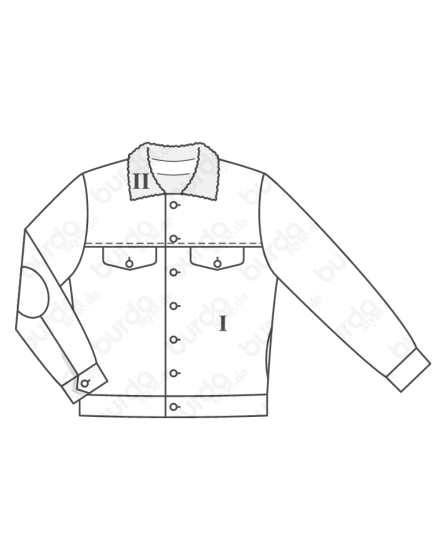 Blousons pour homme n°122 de Burda Style Décembre 2017