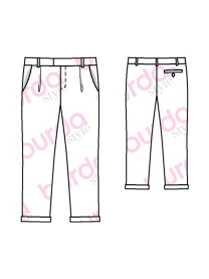 Pantalon pour enfant n°123 de Burda Style Février 2017