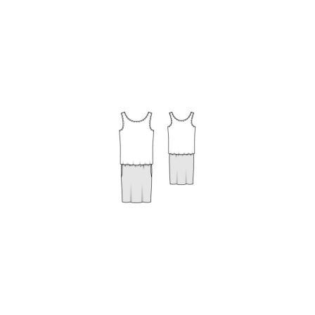 Robe n°123 de Burda Style Août 2012