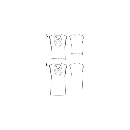 Tee-shirt-Minirobe n°123 de Burda Style Janvier 2013