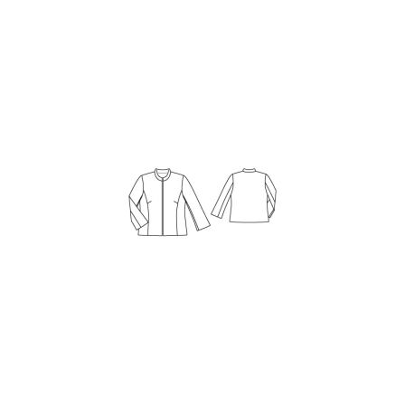 Veste de cuir n°123 de Burda Style Octobre 2012