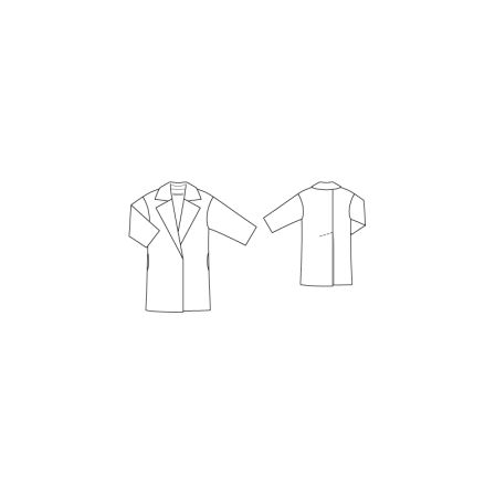 Manteau n°123 de Burda Style Février 2015