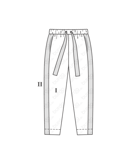 Pantalon n°124 de Burda Style Juin 2017