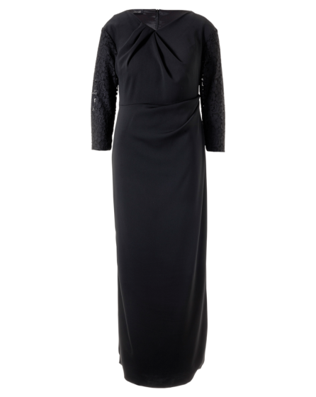 Robe longue n°124 de Burda Style Décembre 2017