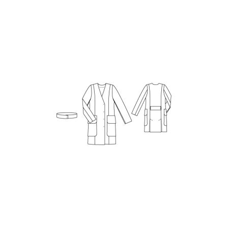 Robe-manteau n°124 de Burda Style Mai 2012