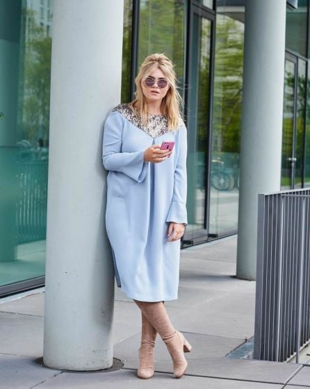 Robe n°125 de Burda Style Septembre 2017