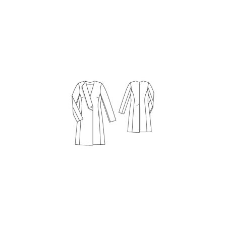 Manteau n°125 de Burda Style Août 2013