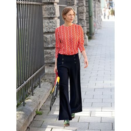 Pantalon n°125 de Burda Style Août 2012