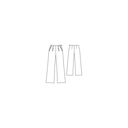 Pantalon n°125 de Burda Style Août 2012
