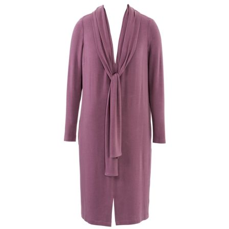 Robe fluide lavallière n°126 de Burda Style Novembre 2014