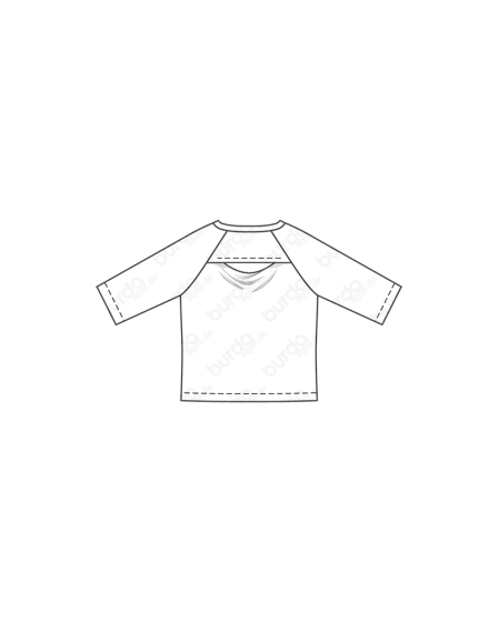 T-shirt n°126 de Burda Style Juin 2017