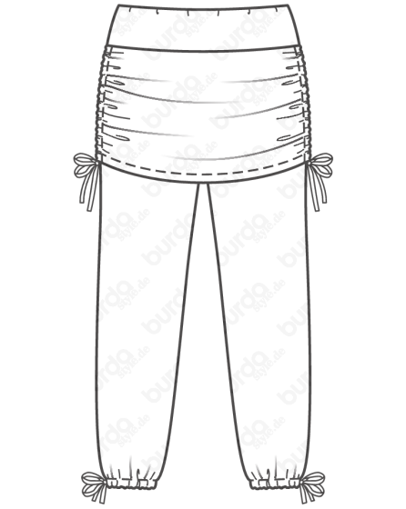 Pantalon n°126 de Burda Style Janvier 2019