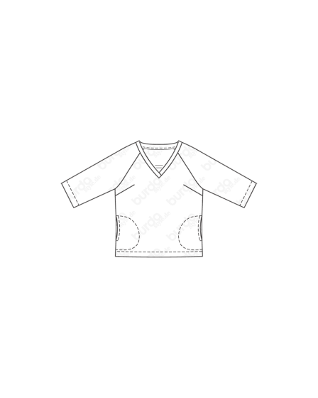 T-shirt n°126 de Burda Style Juin 2017