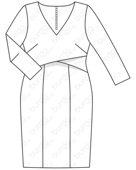 Robe n°126 de Burda Style Octobre 2017