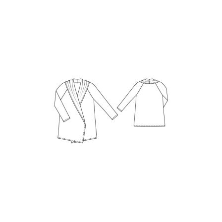 Veste longue 3/4 n°126
