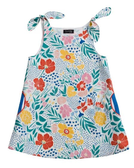 Robes pour fillette n°126 de Burda Style Juillet 2017
