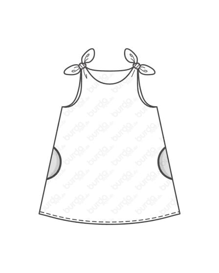 Robes pour fillette n°126 de Burda Style Juillet 2017