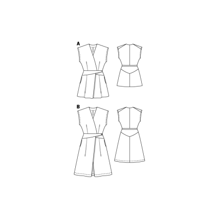 Robe croisée n°127 de Burda Style Mars 2015