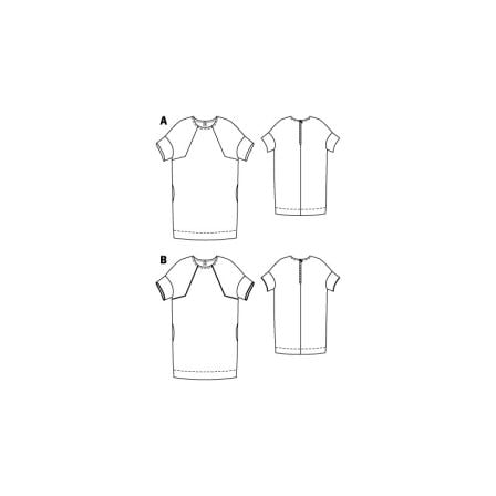 Robe boule n°127 de Burda Style Octobre 2014
