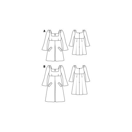 Robe empire n°127 de Burda Style Décembre 2014
