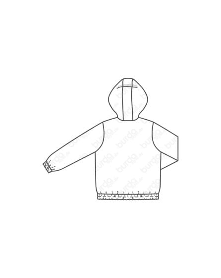 Blouson pour garçon n°127 de Burda Style Mai 2017