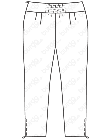 Pantalon n°127 de Burda Style Décembre 2017