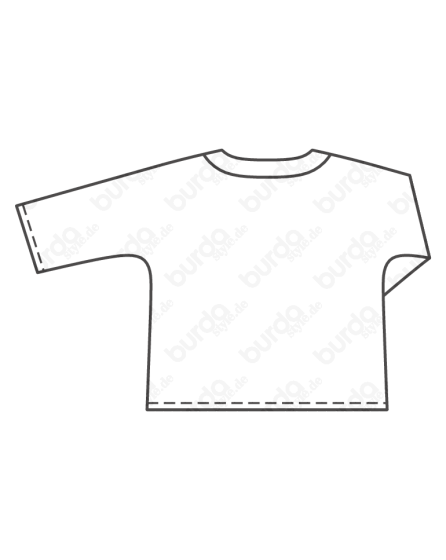 Liquette pour enfant n°127 de Burda Style Février 2019