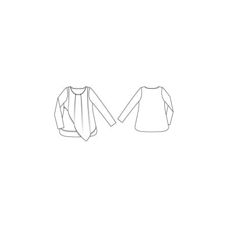 T-shirt double n°128 de Burda Style Janvier 2015