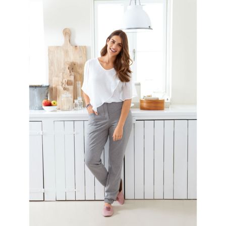 Pantalon de jogging seyant n°128 de Burda Style Novembre 2014