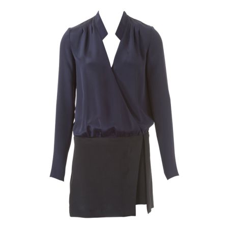 Robe deux-en-un n°128 de Burda Style Octobre 2014